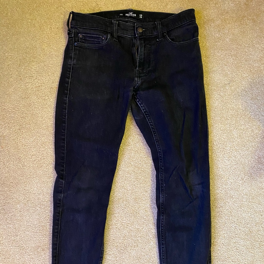 Men’s Hollister Super Skinny Black Jeans - 29” x 30”